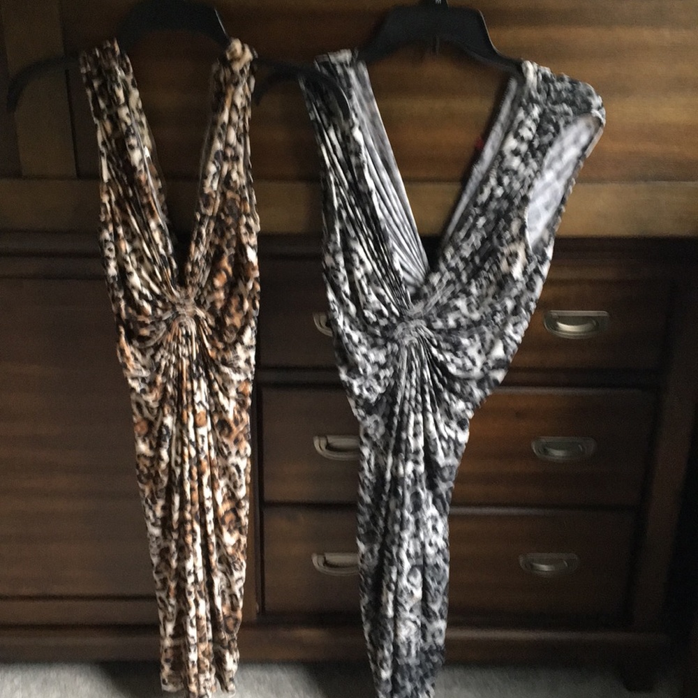 Cheetah and leopard dress is size medium price